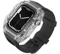 44 mm 45 mm 49 mm Case de vigilancia transparente de goma, para reemplazo de la serie Ultra 8 7 6 5 4 SE, correas deportivas Clear PC Watch Bisel Mod Kit Accesorios