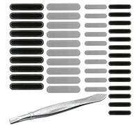 44 Pegatinas de Malla Antipolvo a Prueba de Polvo con Pinzas, Kit de Cubierta a Prueba de Polvo para Altavoz Que Protege la Carga Compatible con iPhone 13, 12, 11, 8, 7 Pro MAX Mini X XS XR Plus
