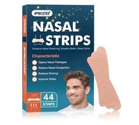 44 Piezas Tiras Nasales Antironquidos para Roncar y Respirar, Tiras para la Nariz para Deportes y Sueño, Ayuda a Dejar de Roncar y Alivio de la Congestión Nasal, Anti Ronquidos