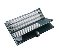 44 unids agujas de punto rectas de doble punto de acero inoxidable de gran tamaño agujas de tejer conjunto suéter largo agujas de tejer bricolaje artesanal suéter de ganchillo(25cm)