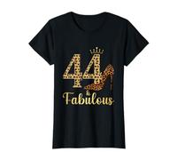 44 Y Fabulosos Tacones De Leopardo 44 Cumpleaños 44 Años Camiseta
