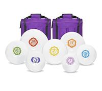 440Hz Congeló El Cuenco De Cristal De Cuarzo 7-12 En Conjunto, Con Marca De Chakra, Con Estuche De Transporte, Mazo De Goma, Palo De Gamuza, Juntas Tóricas, For Meditación, Yoga, Curación De Sonido