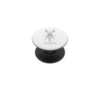 444 Numerología de afirmación del número de ángel de protección PopSockets PopGrip Adhesivo