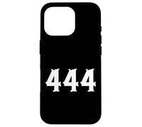 444 Numerología Número Personal Espiritual 444 Número de ángel Carcasa para iPhone 16 Pro