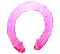 445mm Doble Pene, Un Consolador de doble cabeza de Silicona sexuales Consoladores- Dildo Realista anales y vaginal doble penetracion- para lesbiana, Mujer y Hombre