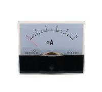 44C2-mA 1mA 2mA 3mA 5mA 10mA 15mA 20mA 30mA 50mA 100mA CC 0-5A Amperímetro de panel analógico 1 unidad(3mA)