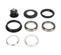 44mm Bike Headset, Bicycle Headset with Sealed Double Bearings, Aluminium Alloy CNC Machined Front Fork Headset for MTB Road Bike with Straight Steerer and Star Nut