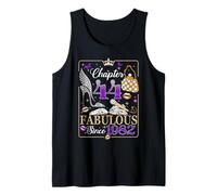 44th Birthday Queen Chapter 44 Fabulous Since 1982 Women Camiseta sin Mangas