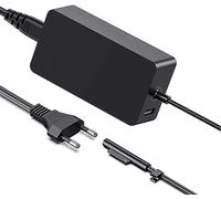 44W 15V 2.58A Laptop Charger Compatible for Microsoft Surface Pro X/8/7/6/5/4, Surface Laptop 4/3/2/1, Surface Go, Surface Book 1/2 Model 1706 1796 1800 Power Cable with 5V