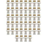 44x Vela De Cementerio Blanca En Forma De Cruz Luz De Cementerio Vela De Duelo