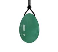 45 * 30 mm Yoni huevo rosa cuarzo huevo de jade huevo perforado amatista para mujeres Kegel ejercicio natural de cristal de piedra huevos, aventurina verde