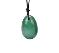 45 * 30 mm Yoni huevo rosa cuarzo huevo de jade huevo perforado amatista para mujeres Kegel ejercicio natural de cristal de piedra huevos, aventurina verde