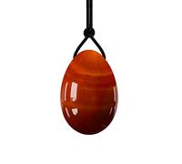 45 * 30 mm Yoni huevo rosa cuarzo huevo de jade huevo perforado amatista para mujeres Kegel ejercicio natural de cristal de piedra huevos, cornalina