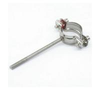 45-48mm 304 Stainless Steel Thread Length 100mm Clamp Clip Support bracket with M8 Screw Pole