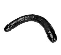 45,5 cm Consolador extralargo Doble Dilos Consolador flexible de doble cabeza Plug anal Butt Plug Consolador anal Masajeador de vagina de próstata PVC Masturbación Juguete sexual para hombres Mujeres