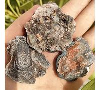45-55 mm Ágata natural Geoda Ágata Muestras minerales Decoración de piedra original Decoración moderna del hogar Pecera Piedra de jardín DIY-3pcs_