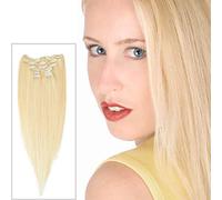 45,72 cm de pinza en el Remy para el hombre de pelo del conjunto de cinta y - de extensión de-x 20 de la escuela clips a la cabeza-20 de peso de tija de forma externa-100g - de grado de AAA-diseño de-color de la