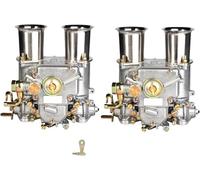 45 Carburetor 45DCOE Compatible For Solex 4 Cyl 6 Cyl V8 Engine Assy Twin Choke 45mm X2PCS