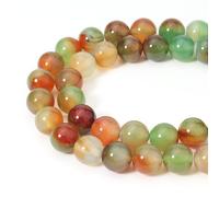 45 cuentas redondas de ágata pavo real natural de 8 mm, cristal curativo energético, para hacer joyas, pulseras y collares.