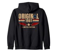 45 Cumpleaños Hombre Regalo Vintage Año 1981 Sudadera con Capucha