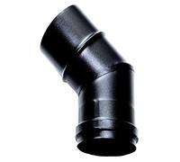 45 ° curva de combustión DN 100 esmaltado pintado 600 grados para pellet o estufa SCE tubo de acero negro de leña Hecho en Italia