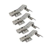 45 Degree Corner Hinge 35mm with Damper for Multi-side Door Soft Close Hinges for Angular Folding Cupboard Doors Furniture Kitchen Set Of 4