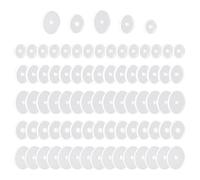 45 Espaciadores Con Apertura De 1,2 Mm Y 30 Espaciadores Con Apertura De 1,6 Mm, Accesorios De Joyería Diy, Espaciadores De Silicona