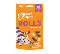 45 g Edgard & Cooper Rollitos Pollo y Pavo para gatos