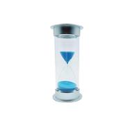 45 Minutes Sandglass Hourglass Sand Clock Timer Kichen Tool Silver Blue