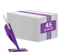 (45 piezas) WetJet Recambios de almohadillas desechables para trapeador Swiffer WetJet, Almohadilla de repuesto para trapeador multisuperficie para almohadillas para trapeador Swiffer Wet Jet