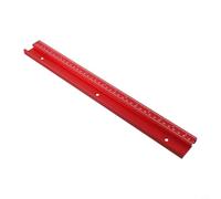 45 tipos de aleación de aluminio T ranura ingletadora pista para enrutador mesa sierra de mesa y sierra de cinta accesorio de plantilla de carpintería rojo 400 mm (400 mm)
