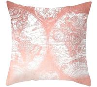 45 X 45 Cm Funda Cojines Sofa Oro Rosa Paquete De 2 Fundas De Cojín con Cierre Funda para La Almohada Microfibra Suave Y Cómodo
