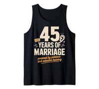 45 Year Of Marriage - 45 years of marriage tee Camiseta sin Mangas
