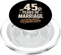 45 Year Of Marriage - 45 years of marriage tee PopSockets PopGrip para MagSafe