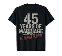 45 Years Of Marriage celebrating 45 years of marriage Camiseta
