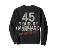 45 Years Of Marriage celebrating 45 years of marriage Sudadera