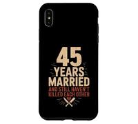 45 Years of Marriage & Still Haven't Killed Each Other Carcasa para iPhone XS MAX