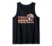 45 Years Perfectly Matured - Wine Lover - 45 Cumpleaños Camiseta sin Mangas