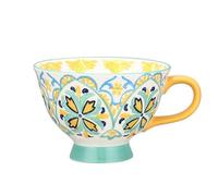 450 ml Tazas de Café de Porcelanacon Taza de Diseño Chic Tazón de Desayuno Bol de Avena con Estampado y Colorido - Estilo Bohemio Accesorios del Hogar