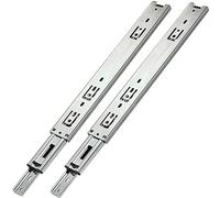 450 mm - Amortiguadas Soft - Par de guías deslizantes - Extracción total H45 para cajón - Rieles sincronizados de salida total