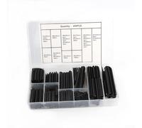 450 pasadores huecos divididos de acero n.º 50 con óxido para una mayor resistencia en aplicaciones de fijación industrial