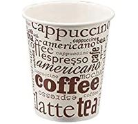 450 Vasos desechables de 200 ML cafe vasos carton desechables para cafe, vasos ecologicos reutilizables bebidas calientes, te, leche, resistentes al calor, capacidad