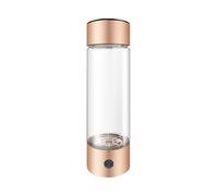 450ML Botella De Agua Alcalina De Hidrógeno Ionizador Generador De Agua Rica En Hidrógeno Tecnología PEM Modo 3 Minutos Hacen Que El Contenido De Hidrógeno Sea De Hasta 1000PPB Con Caja De Regalo(Gold