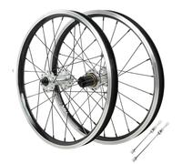 451/20" BMX Juego Ruedas Bicicleta Plegable Freno De Disco 24H Rueda Delantera Y Trasera De Bicicleta QR Llanta De Aluminio para Cassette 7-12s