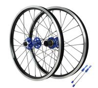 451/20" BMX Juego Ruedas Bicicleta Plegable Freno De Disco 24H Rueda Delantera Y Trasera De Bicicleta QR Llanta De Aluminio para Cassette 7-12s