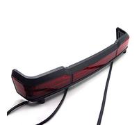 (451-BK+RED) Luz de freno trasera LED para baúl Classic King Tour Pack para Harley Touring Wrap 97-08