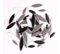 454g (1 LB) pétalazulejos de mosaico de cerámica para arte de artesanía, azulejos de flor de gota de agua para DIY mosaico de artesanía suministros y artesanías hobby Art (LP100)