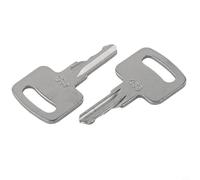 455 - Llave de encendido de repuesto para maquinaria de construcción resistente, carretillas elevadoras y elevadores - Juego de 8 llaves remotas para equipos de elevación de hierro