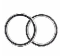 458 Cubierta de rodamiento auriculares bicicleta 36,8 * 45, 6,5 mm Rodamientos inferiores superiores cónicos acero cromado 45/45 grados