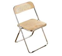 45cm Taburete Bar Plegable con Respaldo Ratán, Silla Desayuno Adultos 100kg Capacidad Cocina Interior Exterior(Natural)